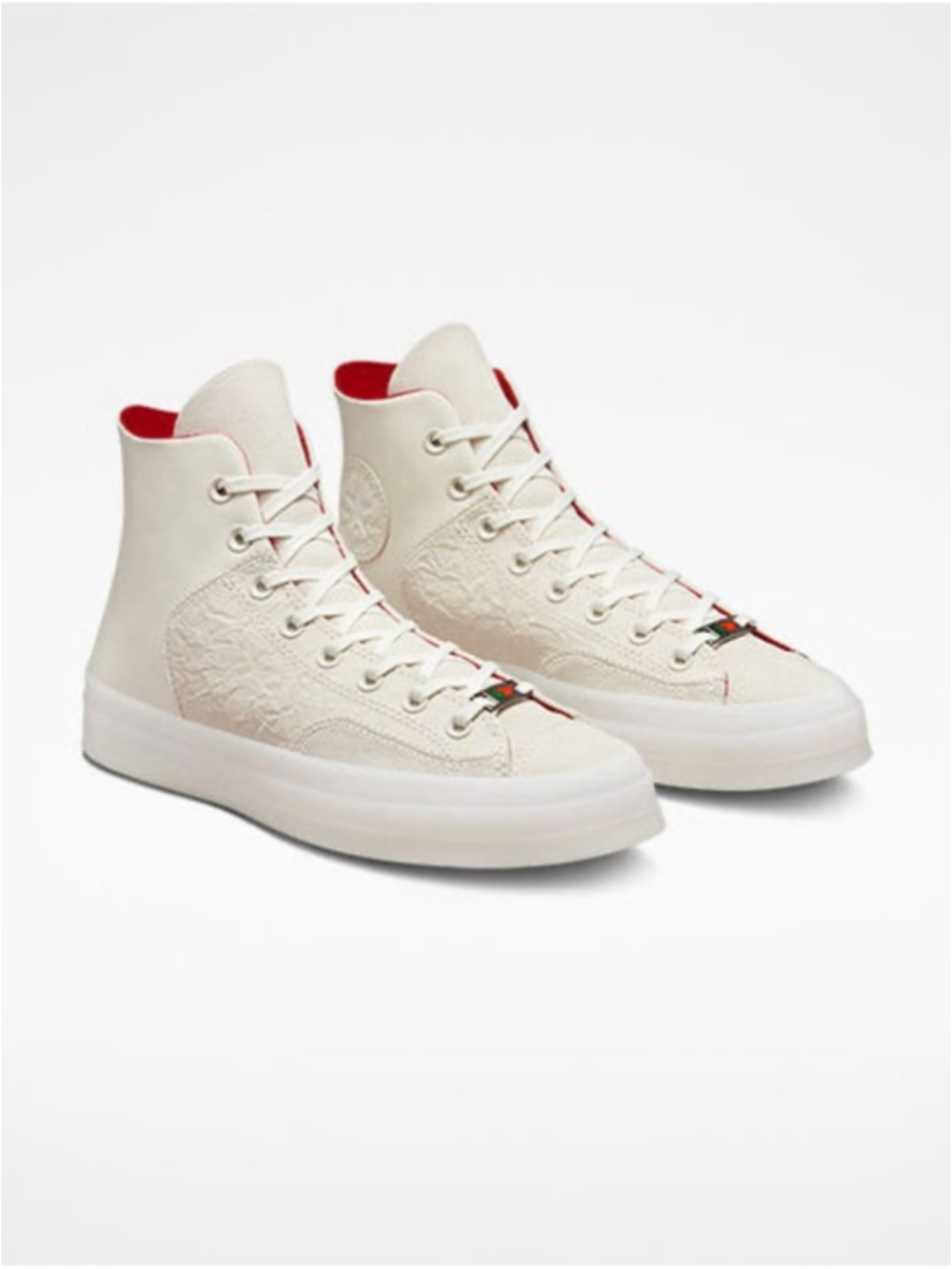 Converse Chuck 70 Marquis Year of the Rabbit Sneakers Sz 5 Egret/Red/White EUC